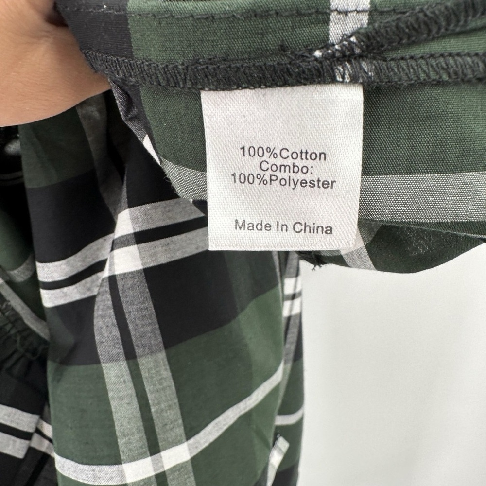 xxxl Tuckernuck green plaid midi dress - Picture 6 of 9